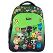 Picture of MINECRAFT CHARACTERS 3 ZIP LARGE BACKPACK